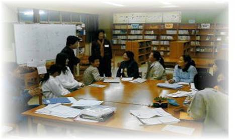 上飯田地区　親子の日本語教室　授業風景